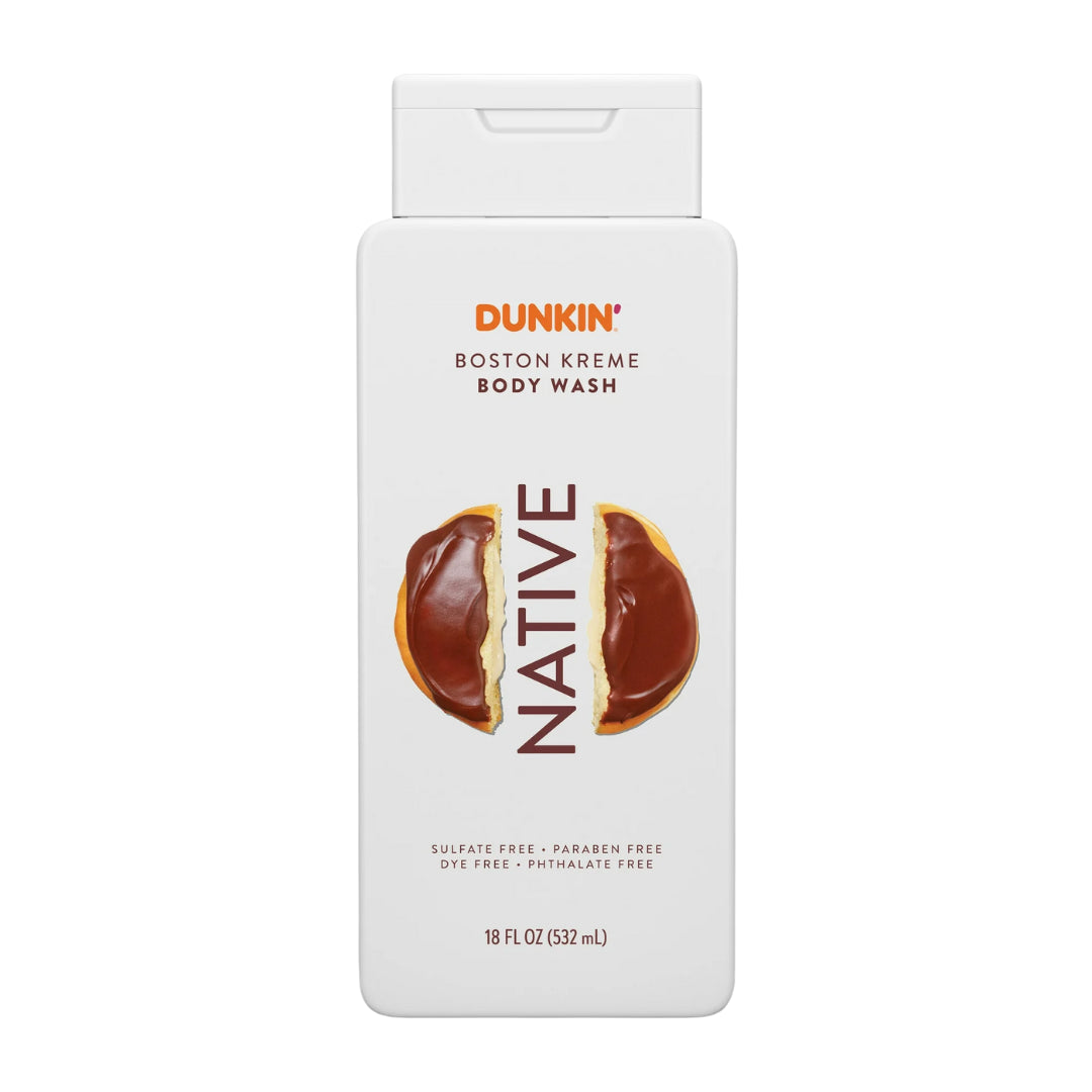 Native Dunkin’ Body Wash, Boston Kreme, 18 oz
